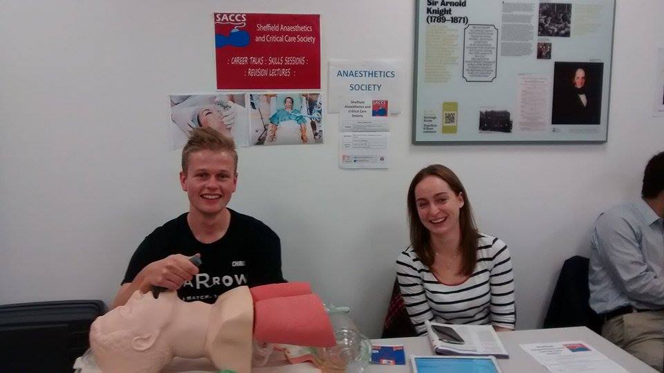 Great day last week at the Freshers' Fair! Coming up we will be hosting an intro talk about anaesthetics and careers!