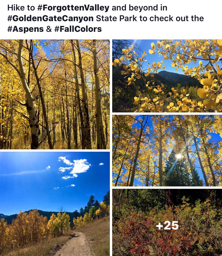 dklein7's tweet photo. Hike to #ForgottenValley and beyond in #GoldenGateCanyon State Park to check out the #Aspens &amp; #FallColors http://t.co/XSmpbQm0V0
