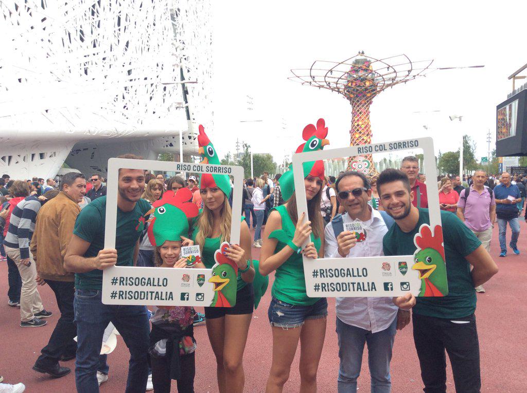Scatta le foto con i galletti e riceverai una sorpresa grazie a <a href="/RisoGalloIT/">Riso Gallo</a>! Usa gli hashtag #risogallo #risoditalia