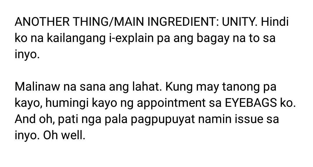 UnfamousWriterX's tweet photo. FIRST AND LAST TIME TO ADDRESS THIS ISSUE. KAILANGAN KO LANG NG CLOSURE. SORRY GUYS 

#ALDUBThisMustBeLove http://t.co/u9FmJBEGwb