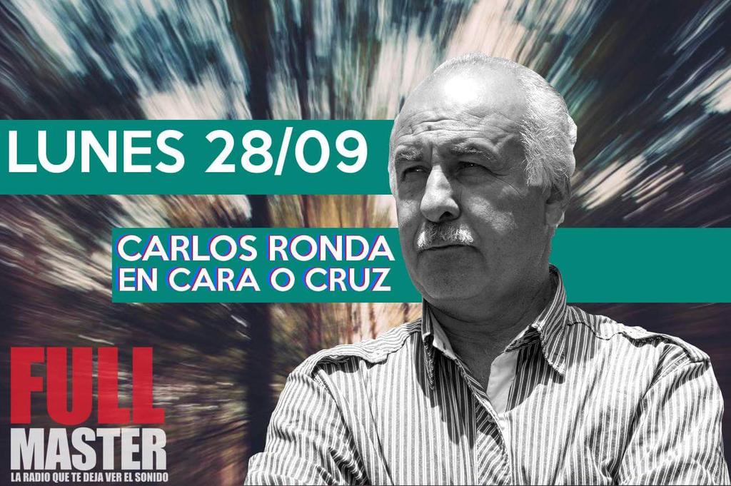 RondaCarlosA's tweet photo. Mañana, 28/9, estaré en el programa "Cara o Cruz" de FM Full Master 105.7. http://t.co/Kwk3s58iqC http://t.co/YF2kWuvGTB