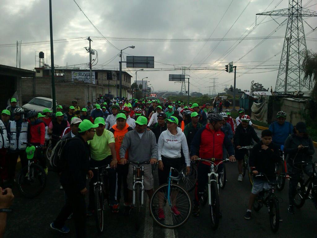 Olgaleylani's tweet photo. Muchas gracias a todos los que participaron en la rodada al Valle en bici!! http://t.co/AmI5I6w47w