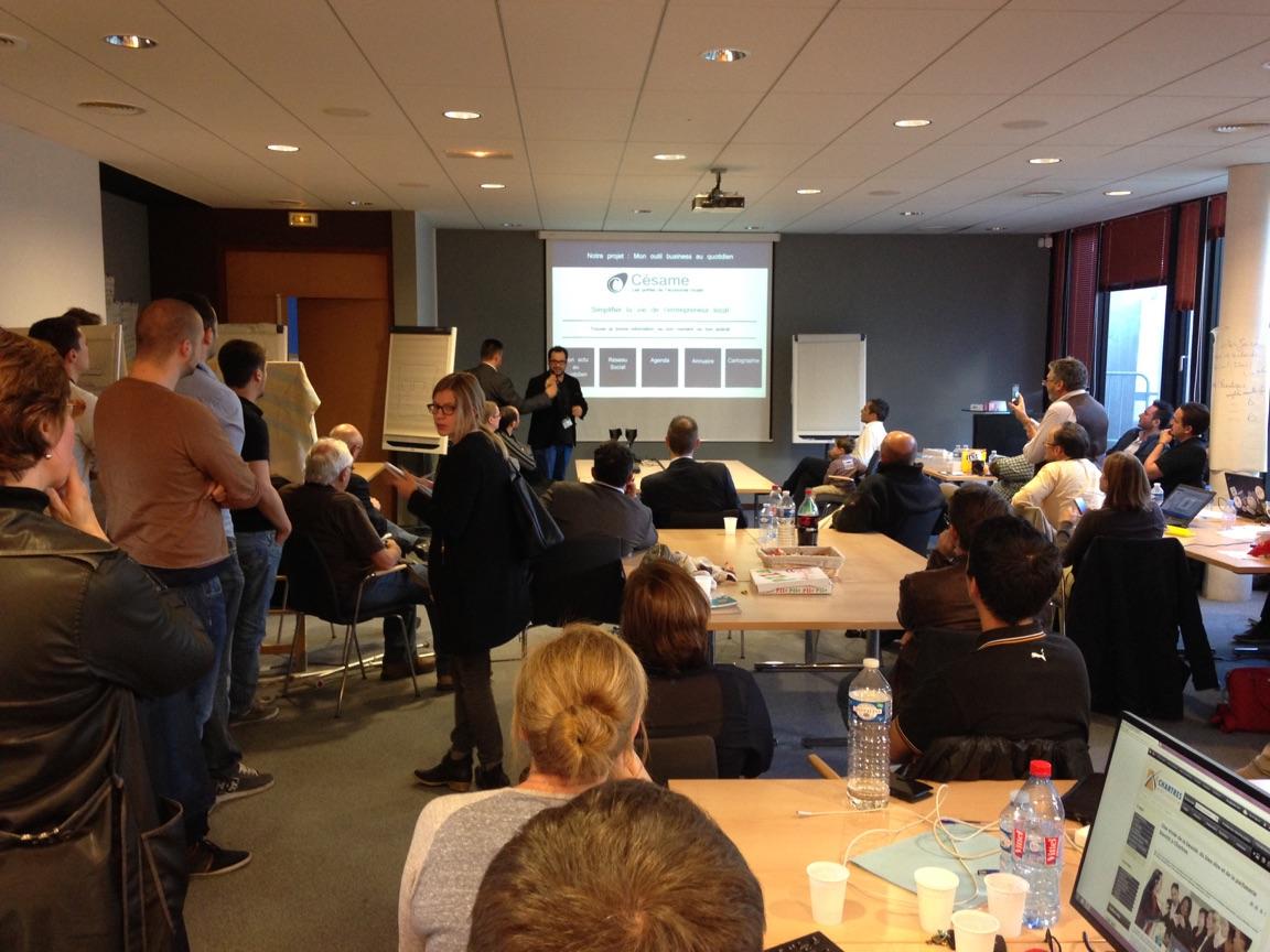 frenchtech28's tweet photo. Concours de startup #HackChartres 7 pitch présentés. Remise des prix le 8 octobre à la journée numérique à la @CCI28 http://t.co/rohAxoU3UF