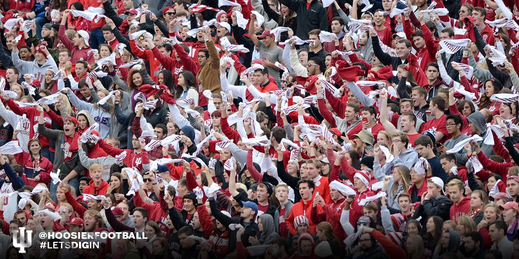IndianaFootball's tweet photo. #iufb fans, we need YOU Saturday in Memorial Stadium.

IU vs. Ohio State, 3:30 p.m.

TICKETS: http://t.co/UTJz2LnU3P http://t.co/azLHPXWGM8