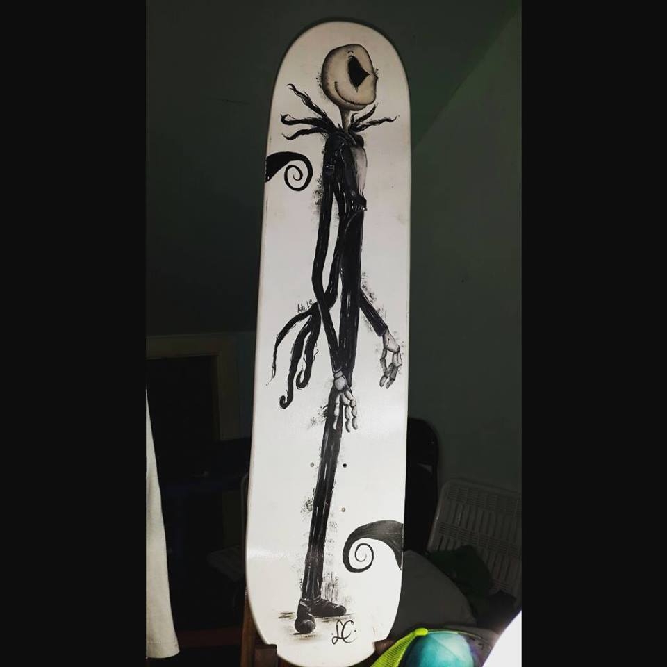 #pinturaenmadera #pintadoamano #jack #skateboard #artelc #art #paint @edgardandueza7 encargos al 04248004996