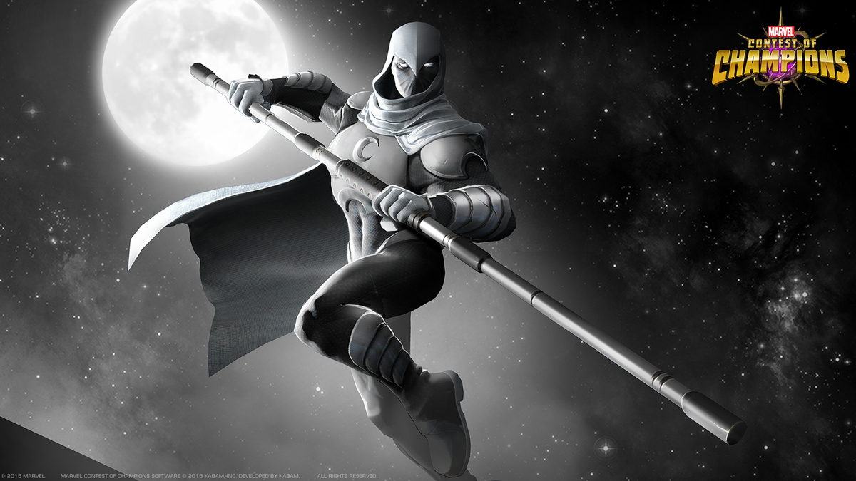 Boxer. Marine. Mercenary. Costumed superhero. #MoonKnight is the avatar of vengeance! #ContestofChampions