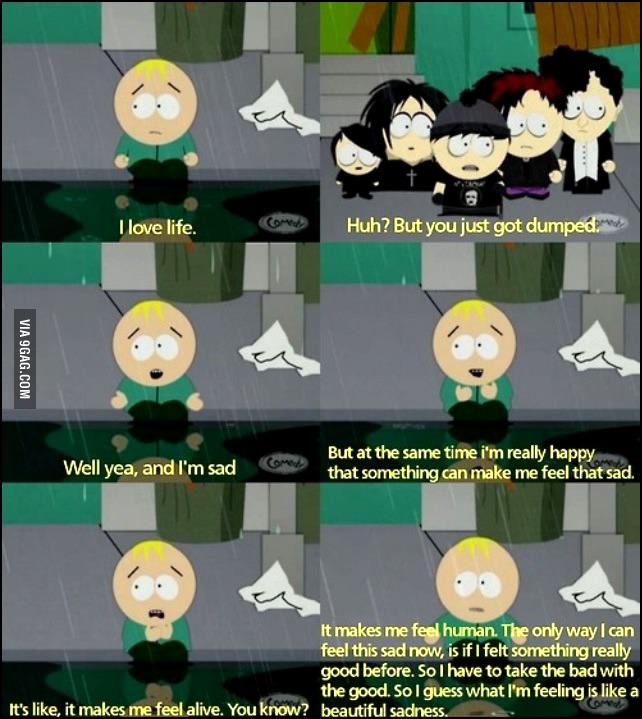 9GAG's tweet photo. Life Lessons From Butters 
http://t.co/CU9Wm3PaX4 http://t.co/D4yDmzcvej
