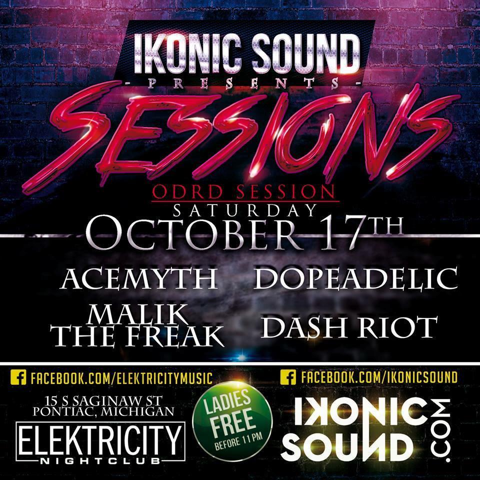 IkonicSound's tweet photo. October 17th at @ElektricityMI we continue #Sessions with @ODRDCollective! #ZombieParty #ElekMagic http://t.co/UCaovtJXXm