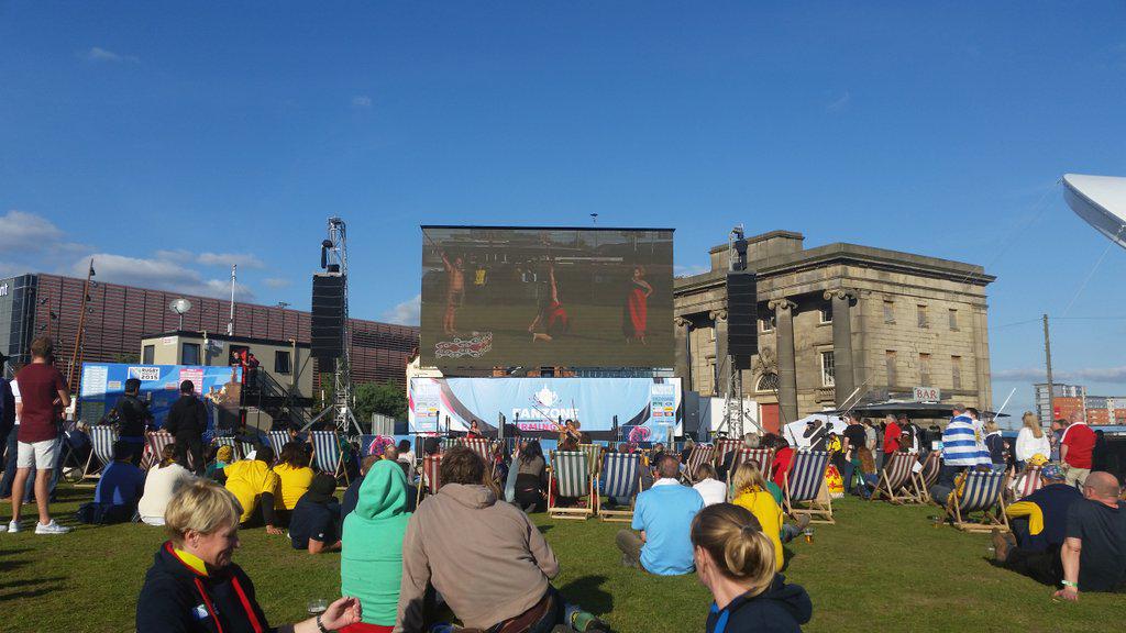 nicola85brown's tweet photo. Really impressed with the Birmingham Fanzone- lots of facilities and fun rugby things to do! #RWC2015 #brumrwc http://t.co/GM9pTi7aXG