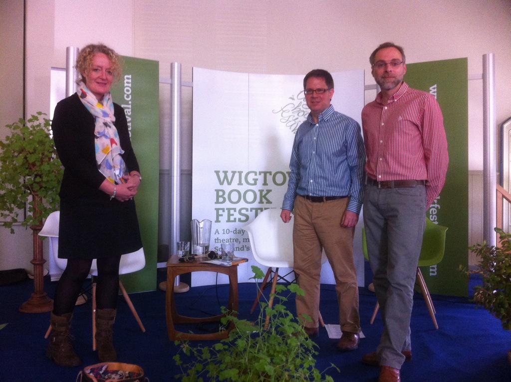 Great turn out for our talk <a href="/WigtownBookFest/">WigtownBookFestival</a> Really enjoyed the experience talking about <a href="/BradtGuides/">Bradt Guides</a> Slow D&amp;G