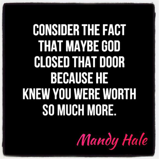 Because if it doesn't open, it's not your door.