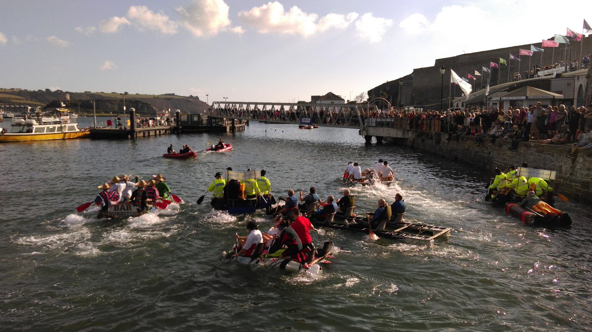 SaraLamerton's tweet photo. Hilarious #RaftRace today @ExperienceSH for a great cause @JeremiahsJourne. Thanks to everyone involved. http://t.co/UdrKcOpXwg