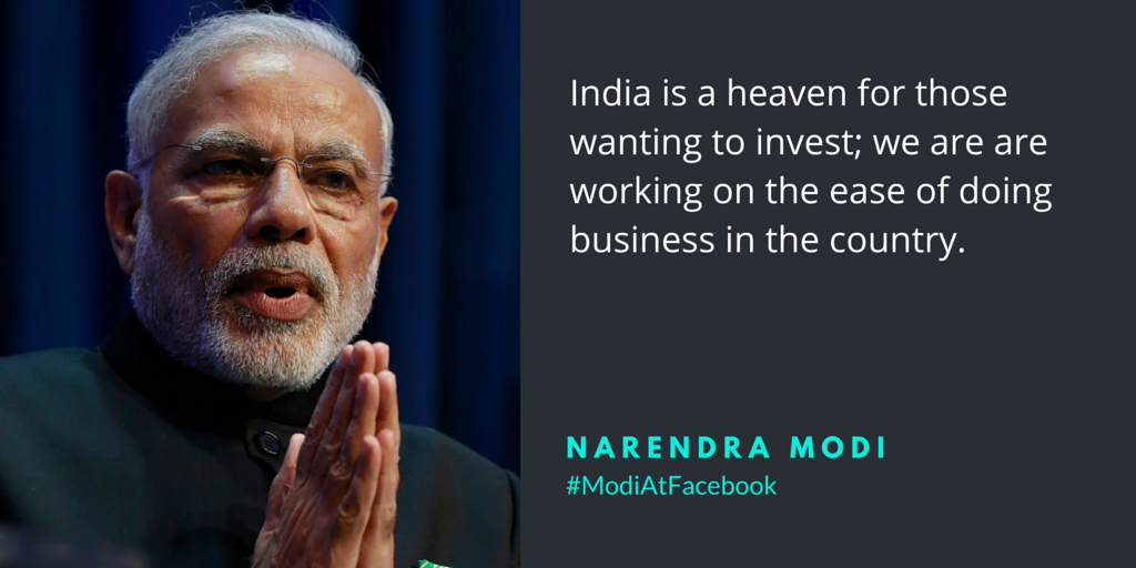 CNNnews18's tweet photo. #ModiAtFacebook PM Modi talks about the ease of doing business in India
LIVE BLOG: http://t.co/5lGBBTDOYq http://t.co/ex0Gu5rvfg