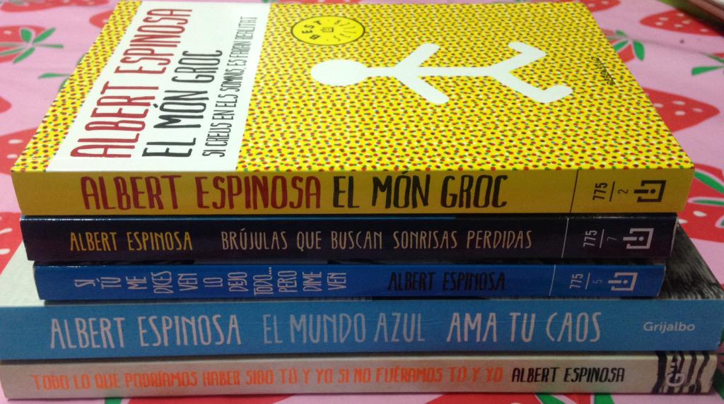 Lectures de diumenge! No en podia triar només un!! <a href="/espinosa_albert/">albert espinosa</a>