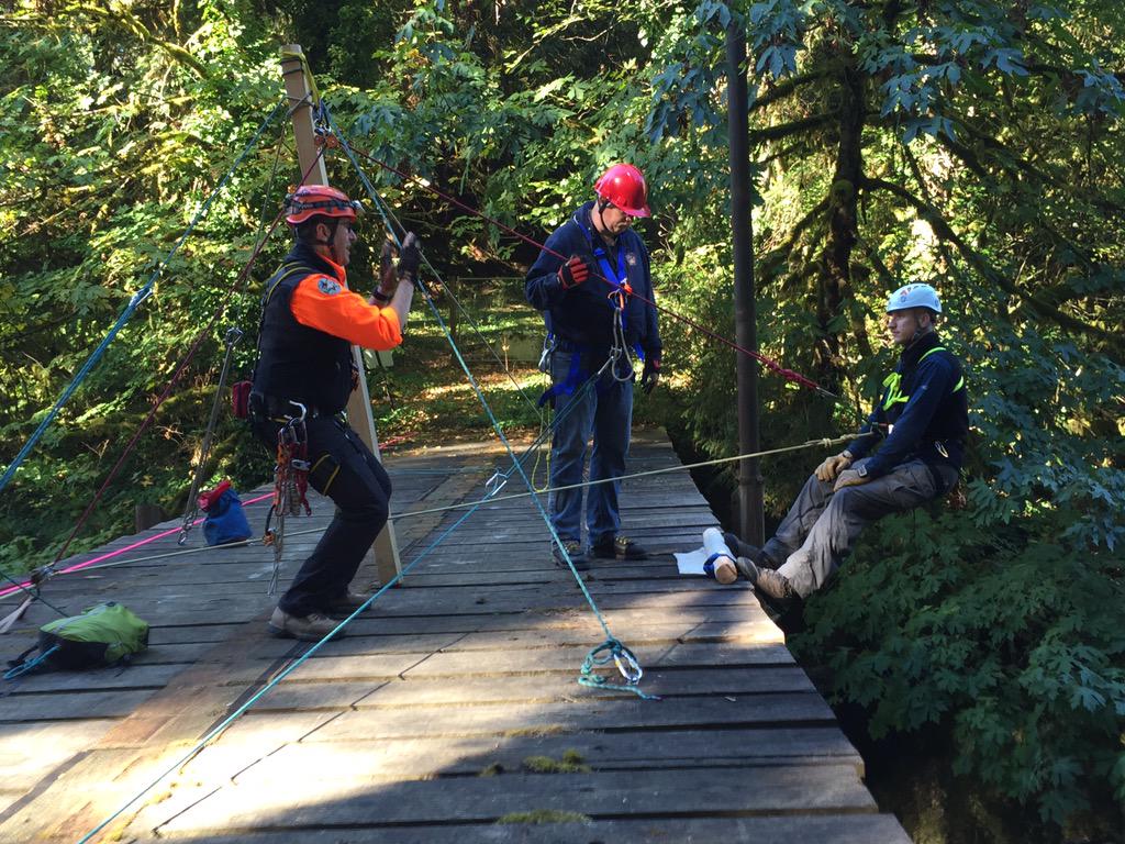 Gk on Twitter "Monopod rope rescue training. pnwsar http//t.co