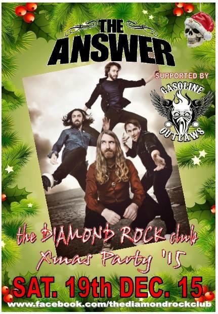 GasolineOutlaws's tweet image. We are pleased to announce that we will be supporting the fantastic @theanswerrocks at the Diamond 19/12. Can't wait!