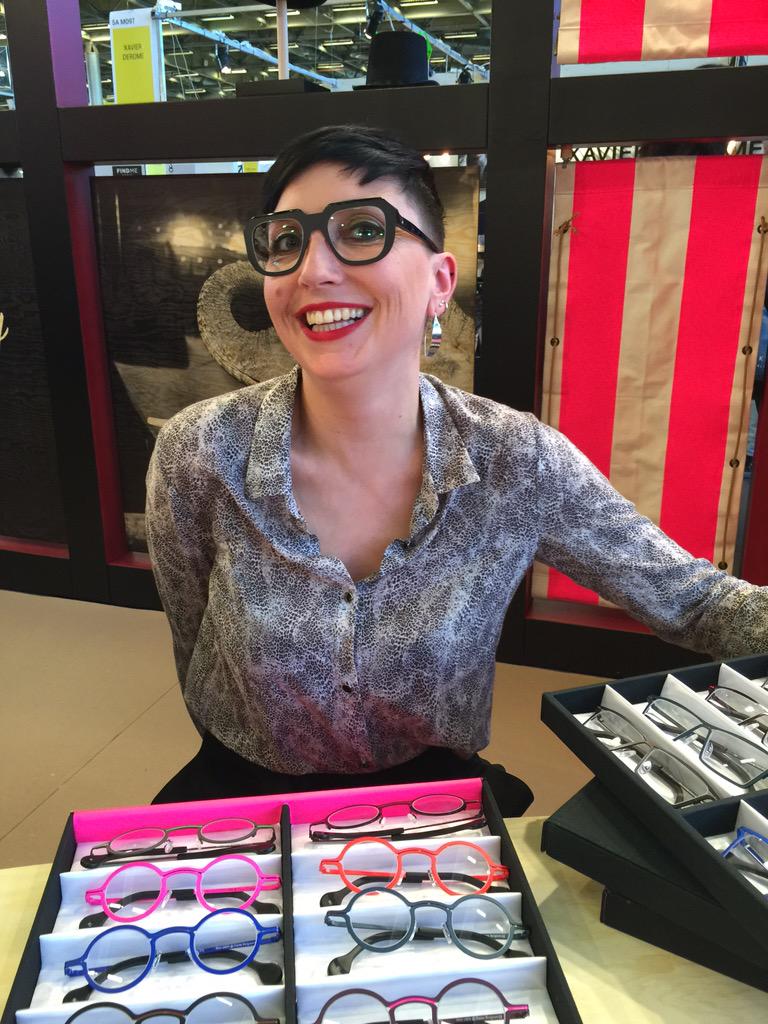 TheSpectacled's tweet photo. Today we met up with @theoEyewear to #jointheocircus &amp; see their new #WideOpen collab w/ @MataliCrasset. #SilmoParis http://t.co/mX6WLVy5YM