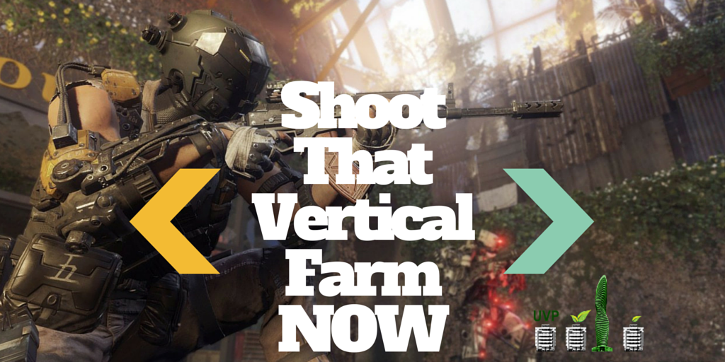 ProVerticalFarm's tweet photo. Vertical farming goes gamer #verticalfaming #cod http://t.co/lPJapRYm8N http://t.co/7SLQIRI2GU