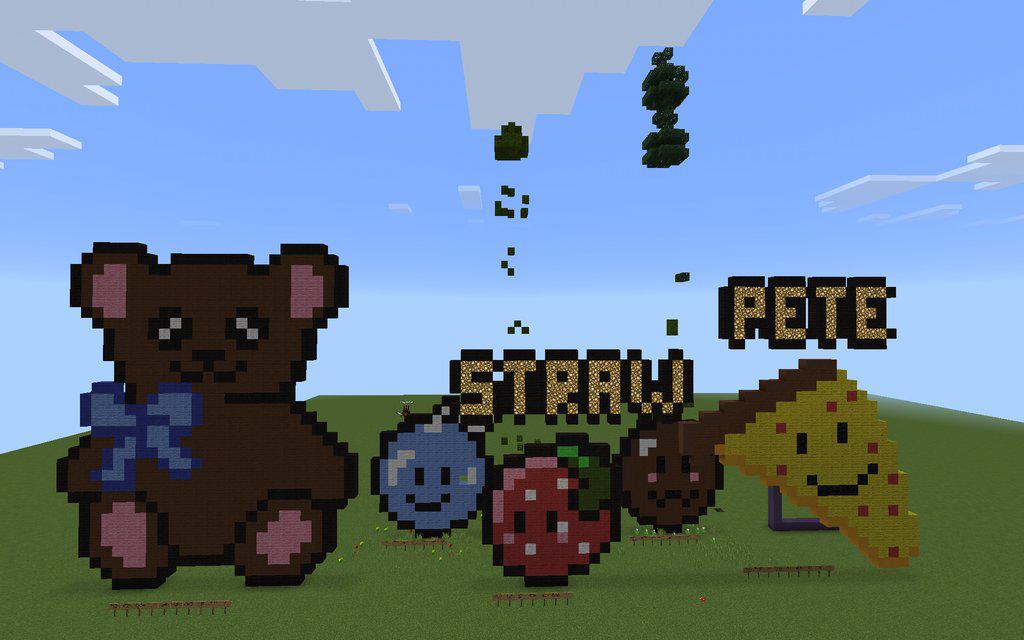 TrackerRox's tweet photo. #DinoEmmi #BBCraft #ThePeepsAtBBC
Our awesome player DinoEmmi built these cute builds for the staff. :3:3:3 http://t.co/d45but9bRp