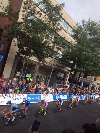 One lap to gooooooooo #richmond2015