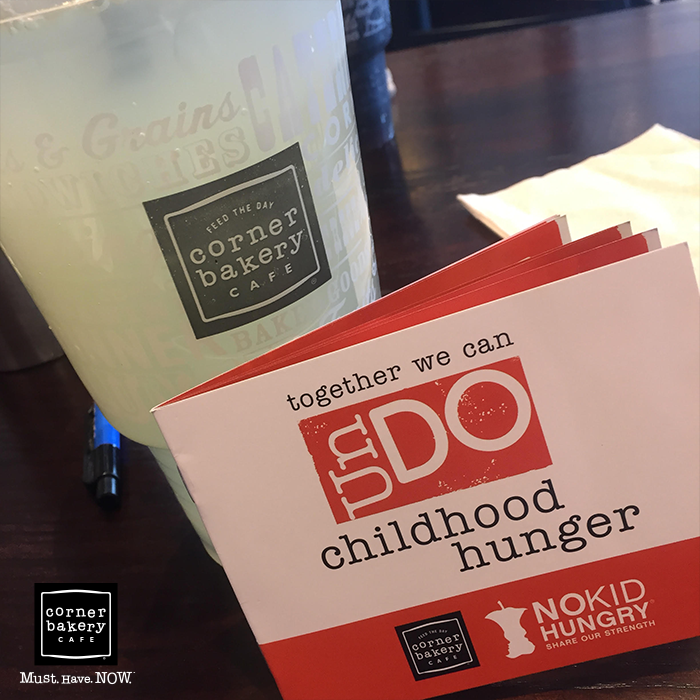 CornerBakery's tweet photo. Host a @NoKidHungry #UndoHunger Meet Up today! 1st 25 w/over 10 RSVPs get #NoKidHungry SWAG http://t.co/7Gbwcatkup http://t.co/UxSW1oUUU6