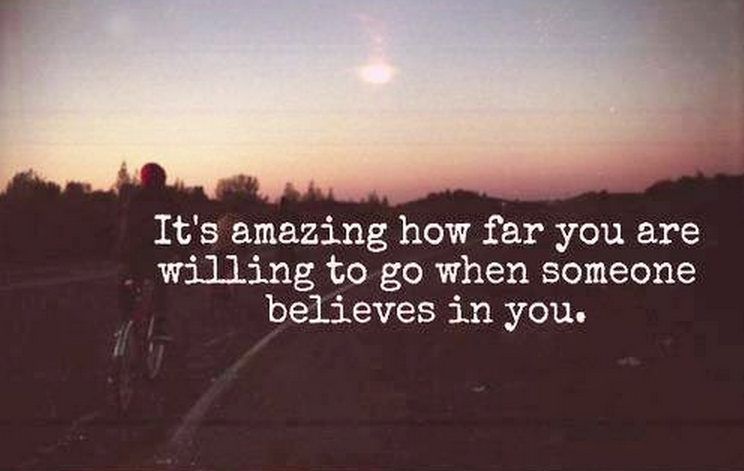 Sometimes all you need is to get (or give) a push on the path of success! #DatingAdvice