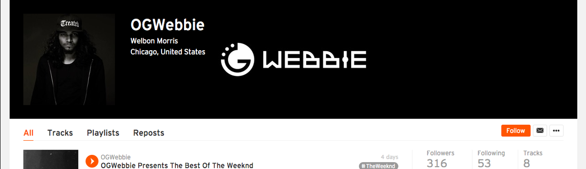 wrldwid3w3b's tweet photo. https://t.co/VAE4kaMnv2 share with a friend. Feel free to follow me for mixes, remix, etc. #WebbieOnTheBeat #OGWebbie http://t.co/9k2KMvbjCw