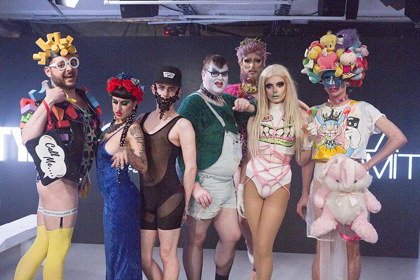 OnOffLondon's tweet photo. The On|Off Presents club kids! #OnOffSS16 #TomorrowsTalent #LFW #SS16 http://t.co/rG0VFkQ9hn