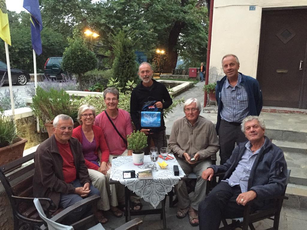peacewalk2015's tweet photo. Met Dutch couple, Max and Claudia, on #Via Egnatia. Thank you for Peace Message and good to know about #SultansTrail http://t.co/l98rTbarcq