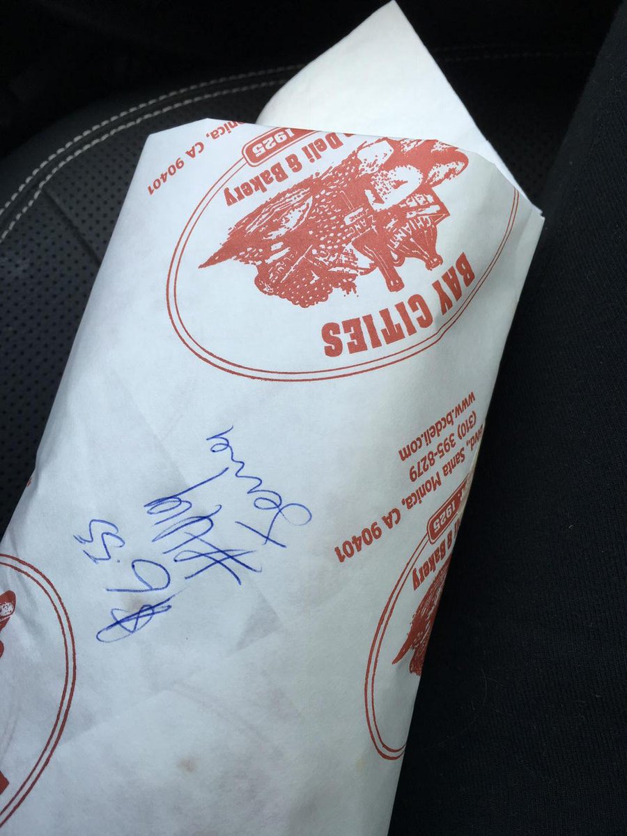 Hunger pains with this sitting next to me makes this the longest car ride EVER.