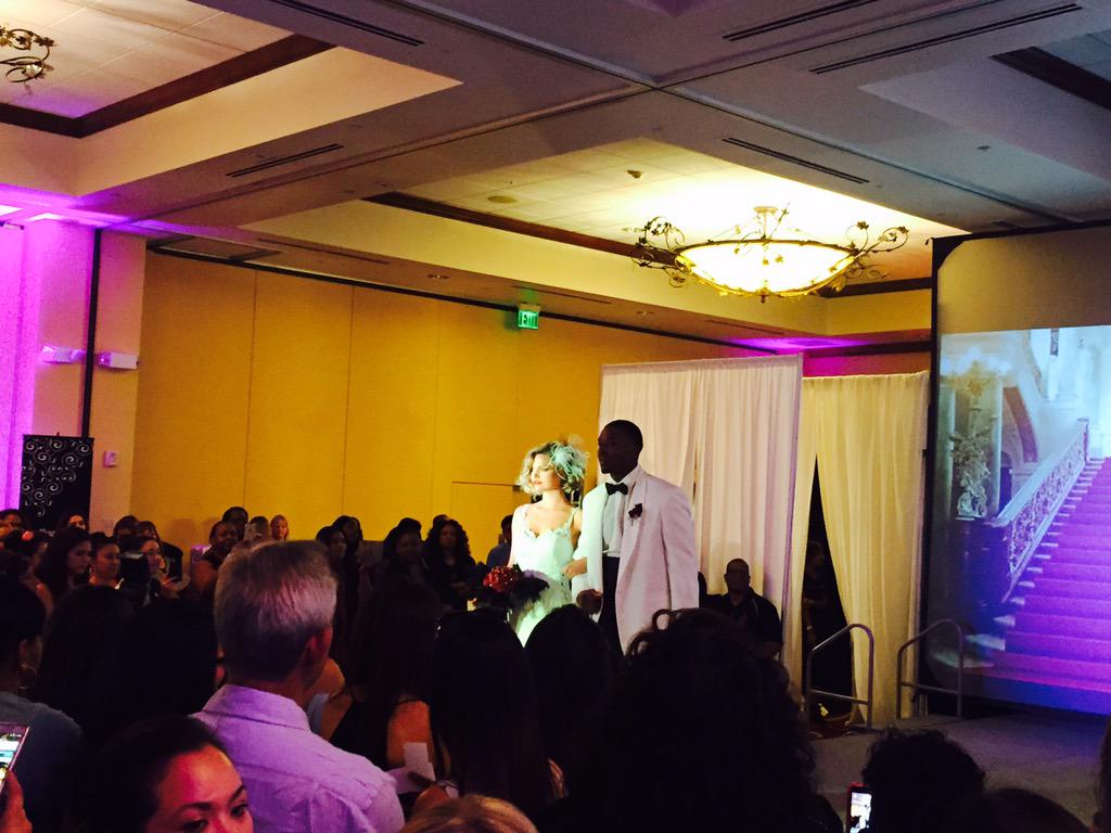 BWS2015's tweet image. Bride n groom fashion show at #BWS2015