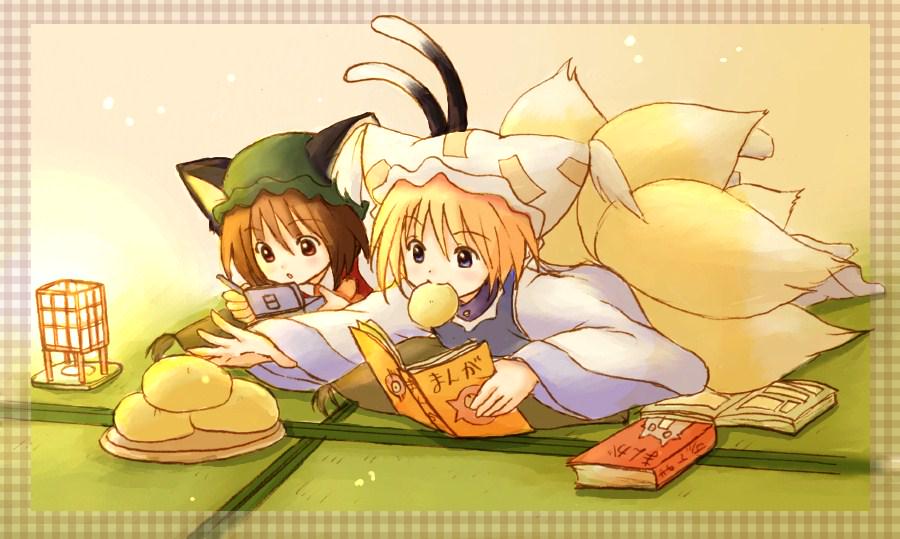 chen_pics's tweet photo. http://t.co/PzuCzj3LRx #nintendo_ds #touhou #chen #yakumo_ran http://t.co/oU6Aqvcj4H