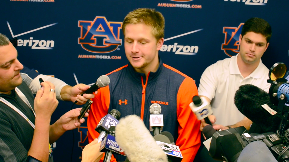 TheAUPlainsman's tweet photo. VIDEO: Sean White | AU vs. MSU post game interview
http://t.co/kbo994WKCm http://t.co/oTDkaImS5D