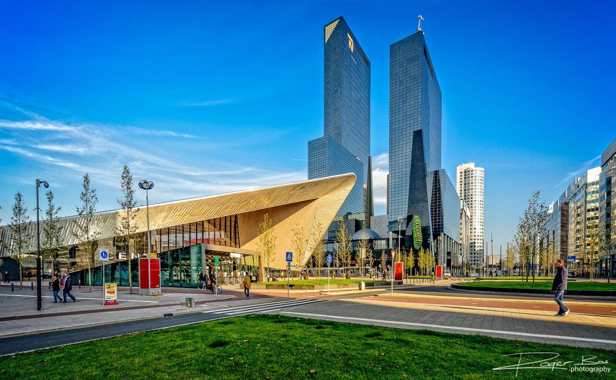 Rotterdam op een zonnige dag!