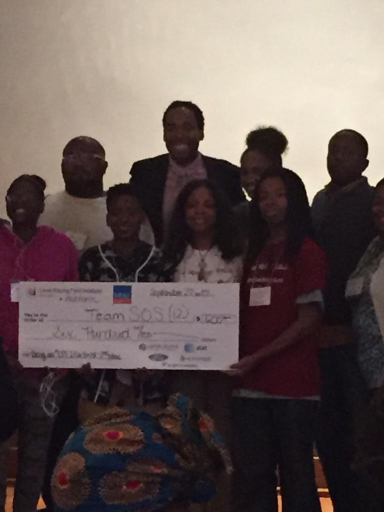 SMASHprogram's tweet photo. Congrats to team Save Our Schools - runner-up at the #LeveltheCodingField hackathon in Atlanta #LPFIHacktivist http://t.co/g6HMqZ0h5i