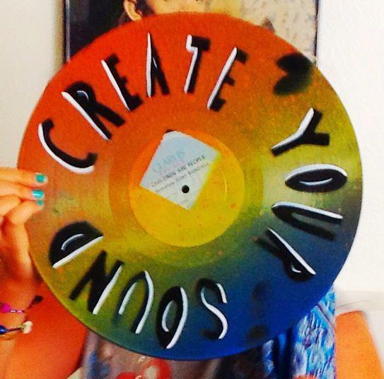 OpCoexist's tweet photo. Custom #vinyl #art by the #operationcoexist team! Let the #music move you. http://t.co/XOYYUjY6Bo