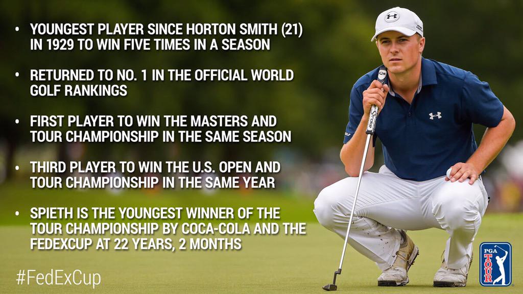PGATOUR's tweet photo. Spectacular. Special. Spieth. ⛳️ http://t.co/DK0myrdnJd