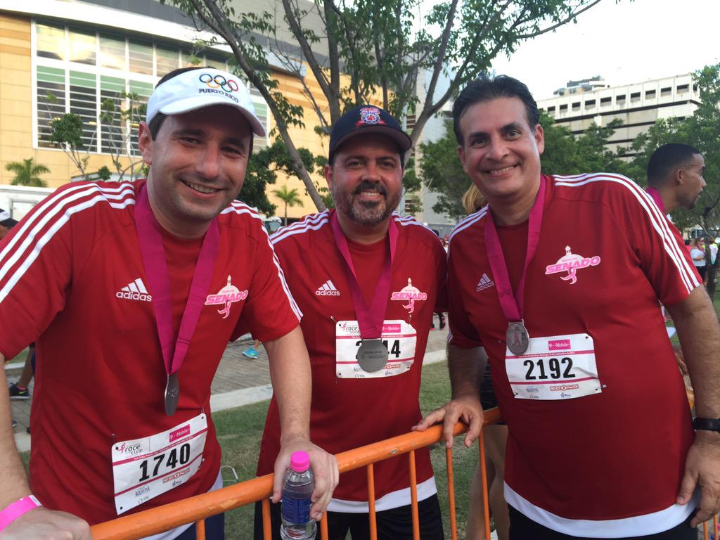 ¡Completamos la carrera! ¡Gracias, #EquipoSenado y todos los que se han unido a esta gran batalla! #raceforthecurepr