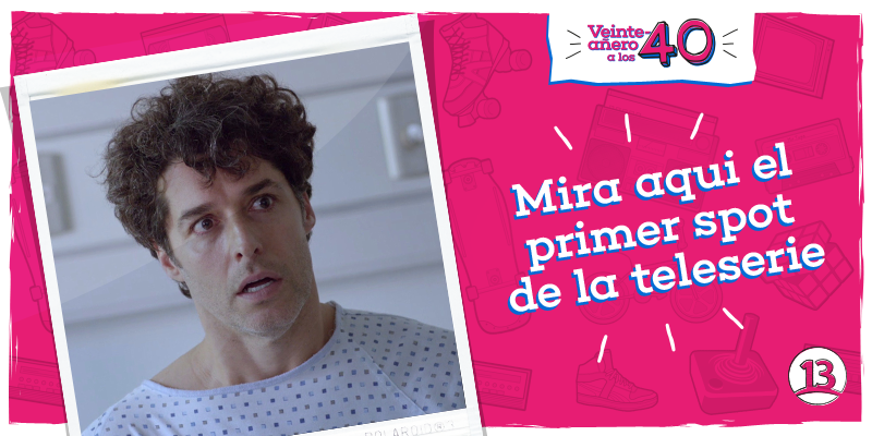 canal13's tweet photo. RT Solo para nuestros seguidores. Mira antes que todos el primer spot de #VeinteañeroALos40 > http://t.co/rezCx1A0aQ http://t.co/u2qszI1fTO
