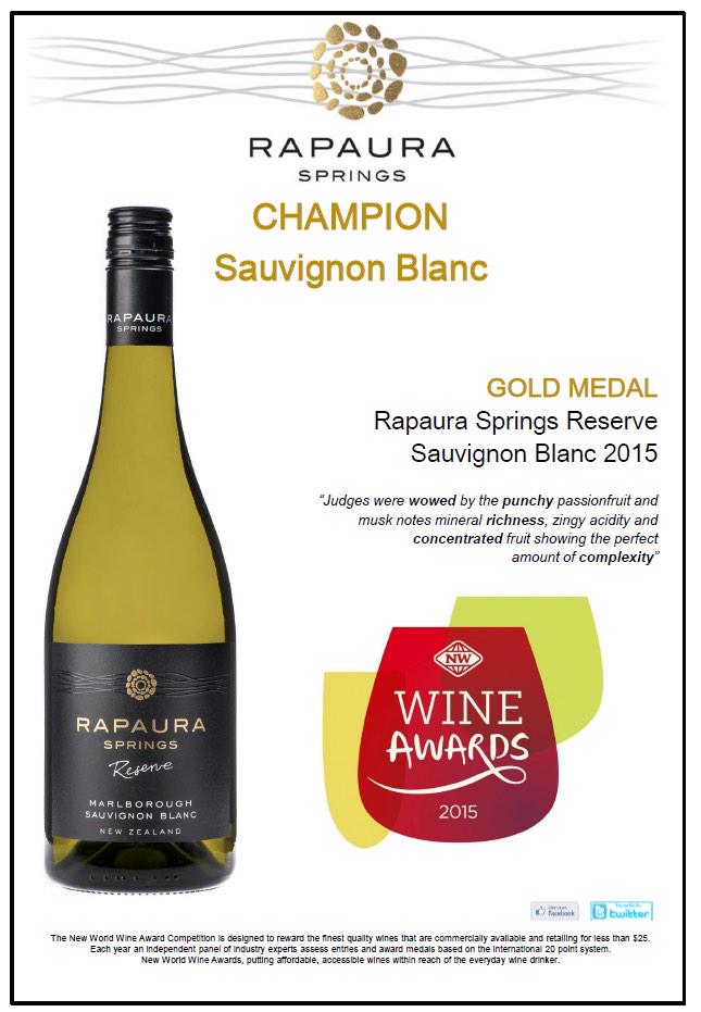 Champion #SauvBlanc Punchy, rich, concentrated #nzwine  #newworldwine