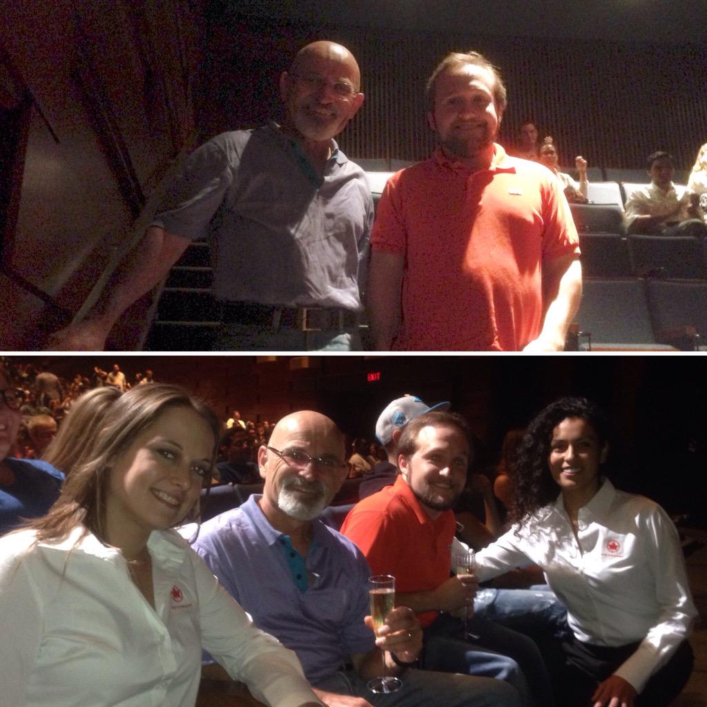 JFL_TORONTO's tweet photo. Congrats Jay and Mike!! You just got upgraded by @AirCanada!!! Enjoy the show in style! #ACbackstage http://t.co/QwtPadHS1f