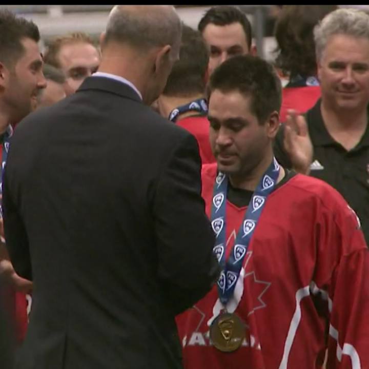 nationwidelax's tweet photo. Congratulations to our @BradSelf25 &amp; @shawnevans1588 and all of @CanadaLacrosse on their @WILC_2015 Gold medal win!! http://t.co/ANQFQOlh2h