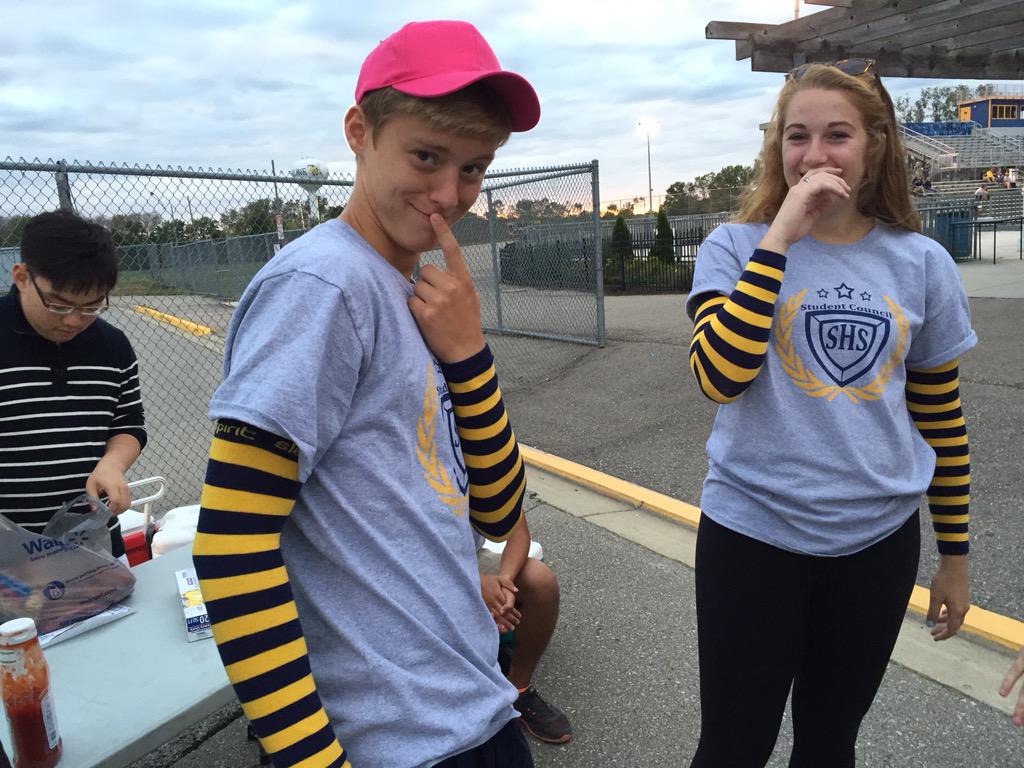 saline_stuco's tweet photo. spirit sleeves for sale @ concessions right now and @ lunches this week! $10 "They feel like a big warm hug" -Chad http://t.co/ShoZZFTKYr