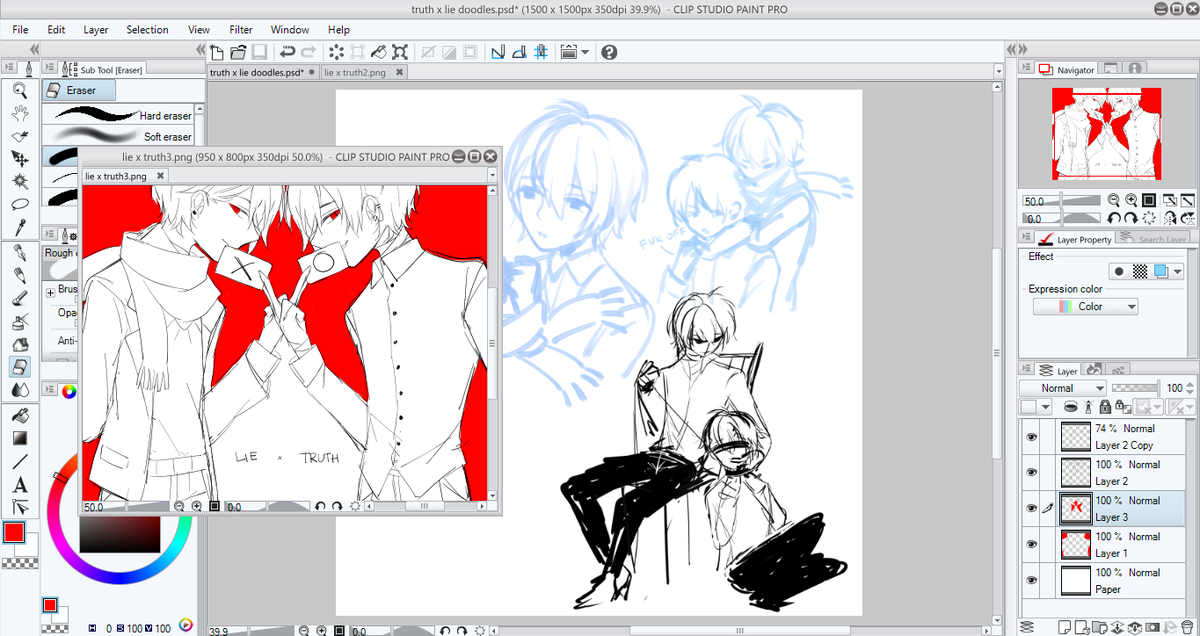i...i made new ocs..again.. ლ(◉◞⊖◟◉`ლ)
still need to design their outfit tho 
