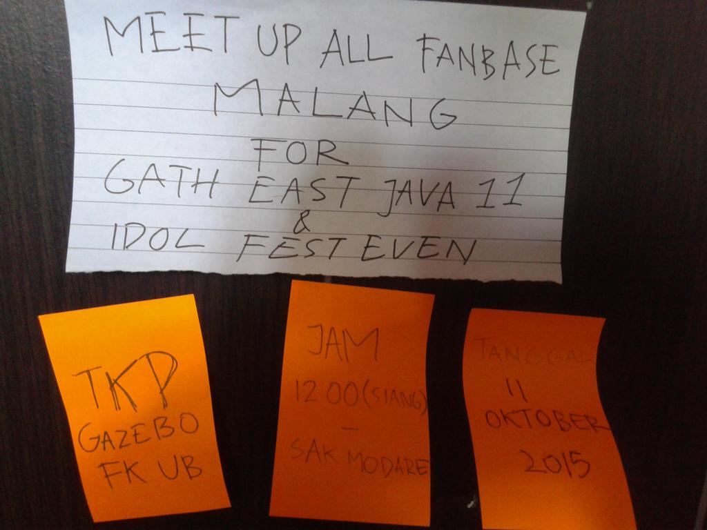 UNDANGAN MEET UP FOR ALL FANBASE MALANG