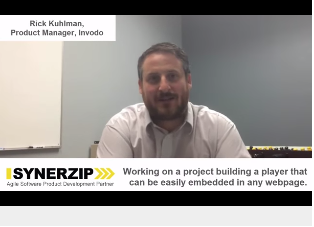 vinayakj's tweet photo. "We work with #Synerzip on a project for a player to build #embededCode" Watch Client @Invodo http://t.co/aKpohJwguc http://t.co/rNLrN5EP9l