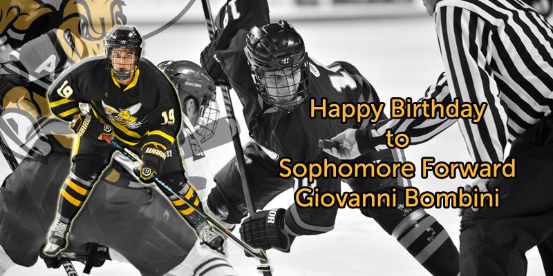 AIC_Hockey's tweet photo. Happy Birthday to sophomore forward Giovanni Bombini #JacketNation #JacketBirthdays #CawlidgeHawkey http://t.co/Ct1KeYsSCi