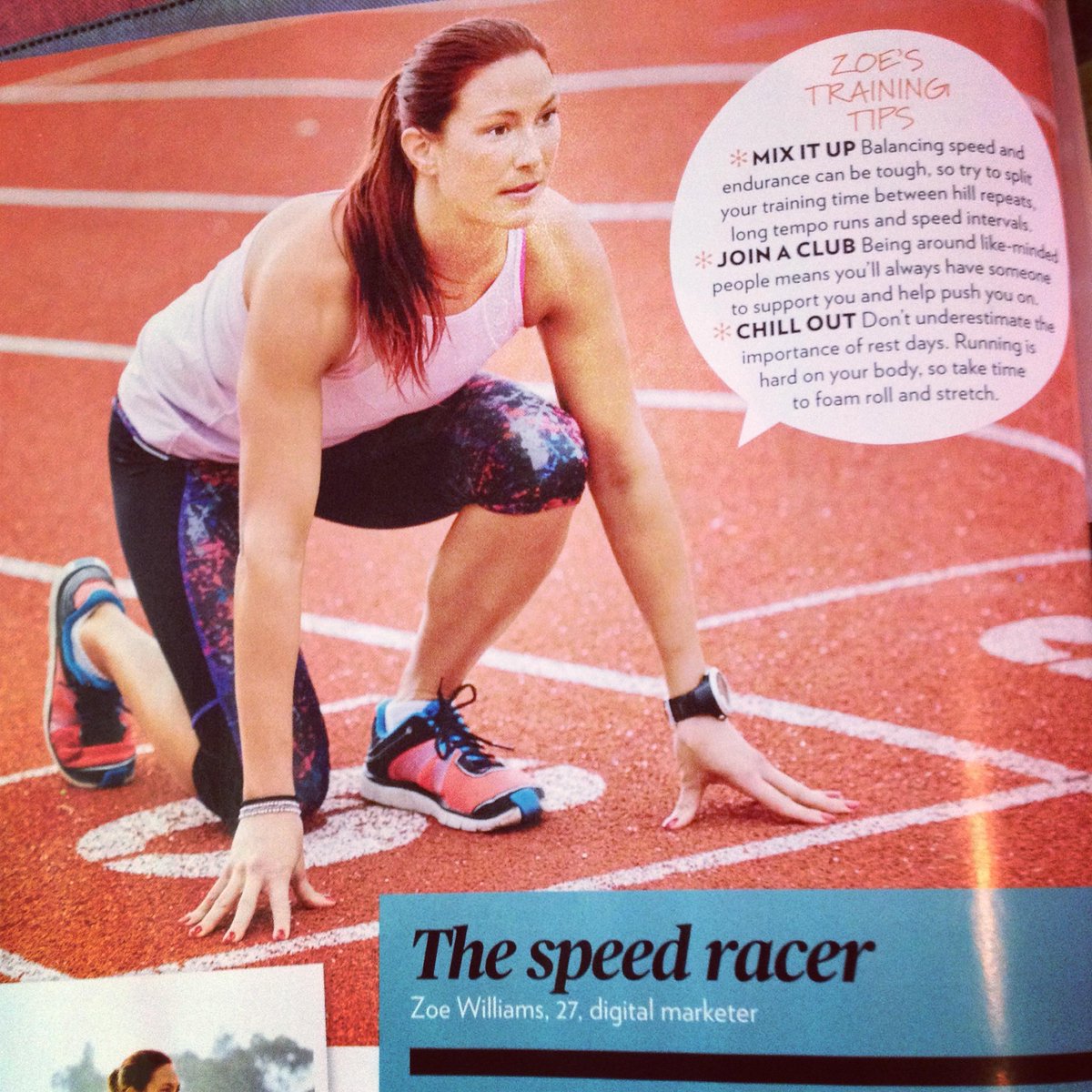 ZZoeWWilliams's tweet photo. Why do you run? New article out now in @WomensFitnessAu. Proudly powered by @pearlizumiAUS http://t.co/3MDNuBTr4d