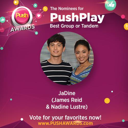ABSCBN's tweet photo. Fan ka ba ng tambalang #JaDine? i-vote na sila sa http://t.co/FJoKn5p5sd! http://t.co/cy2pVG1X3I