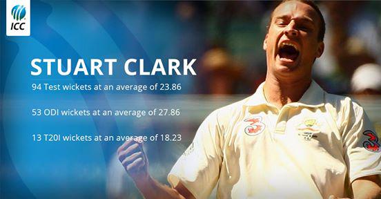 Happy Birthday to 2007 ICC Cricket World Cup winner, Stuart Clark! What is your favourite ...  